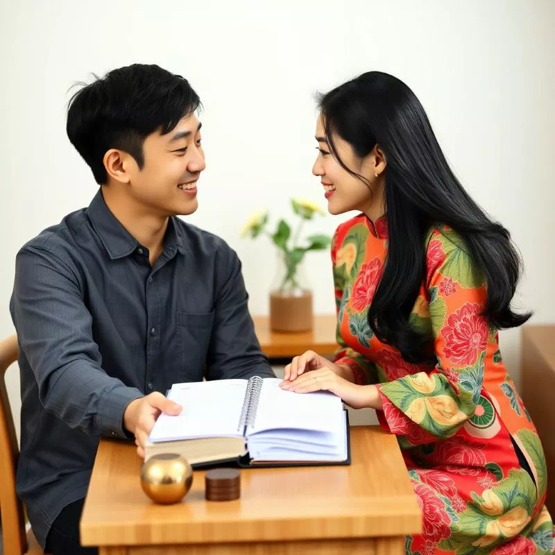 국제결혼 경제갈등을 대화를 통해 현명하게 해결하는 부부