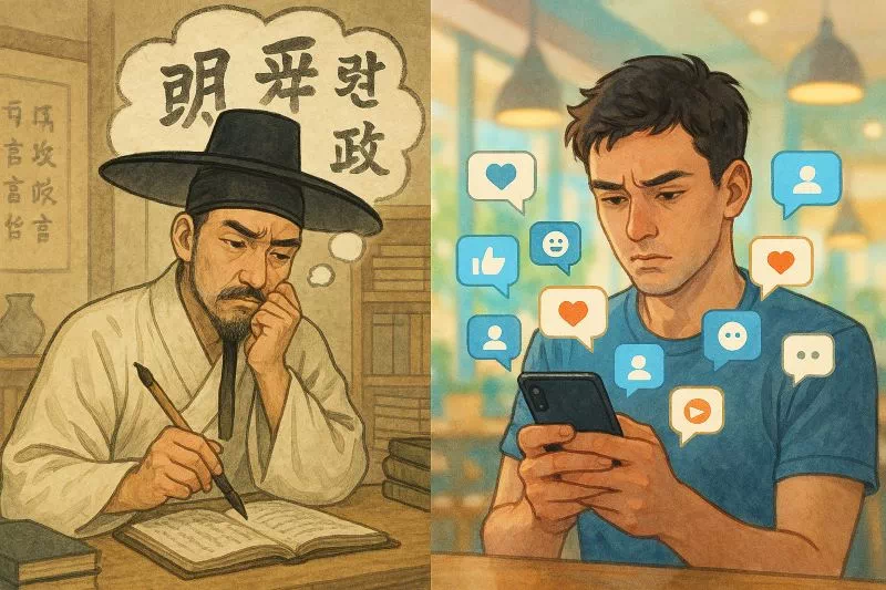 표현의 자유, 침묵의 비용 5가지와 극복법 표현의 자유, 무게를 고민하는 조선시대 선비와 2025년 현대인의 모습