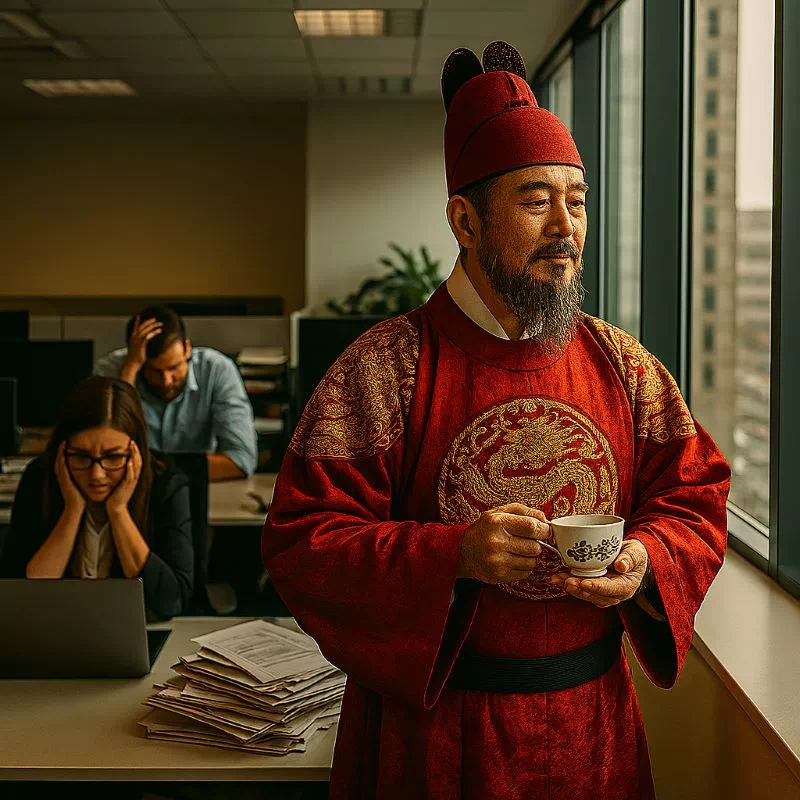 신입사원 세종대왕 워라밸 비결을 상징하는 이미지