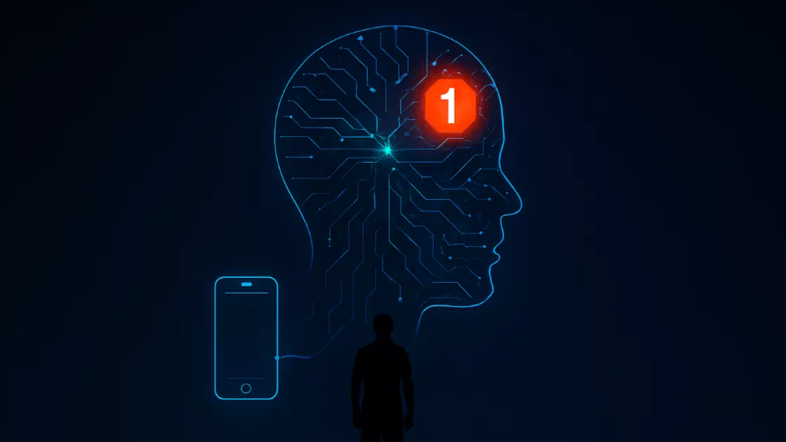 친구 관계 스트레스와 읽씹의 심리적 연결 고리 일러스트