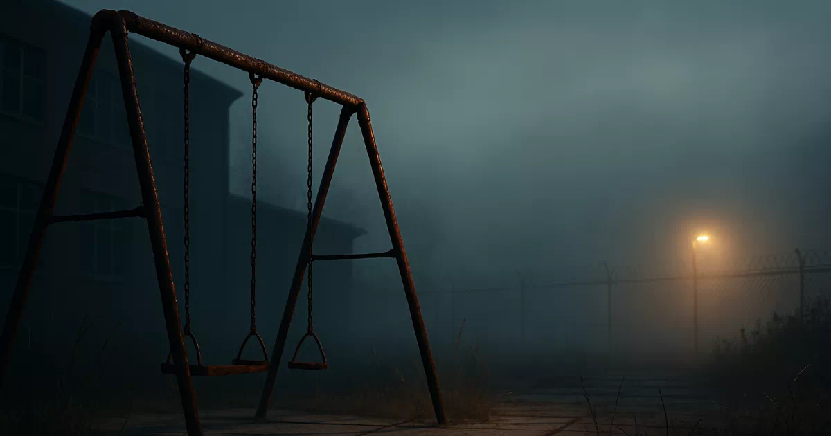 인구절벽으로 녹슬어버린 놀이터